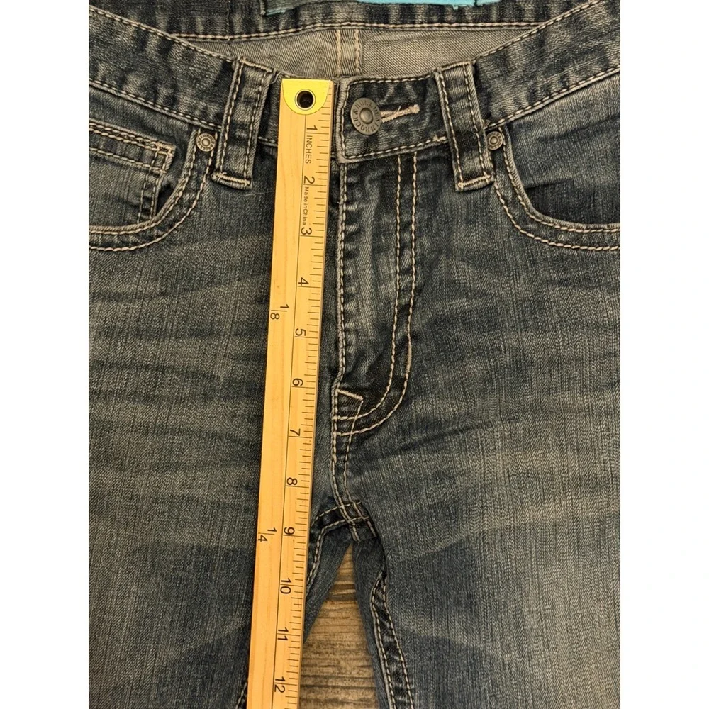 Rock and Roll Cowboy Revolver Slim Straight Leg‎ Jeans Blue 29x34 Western Stack